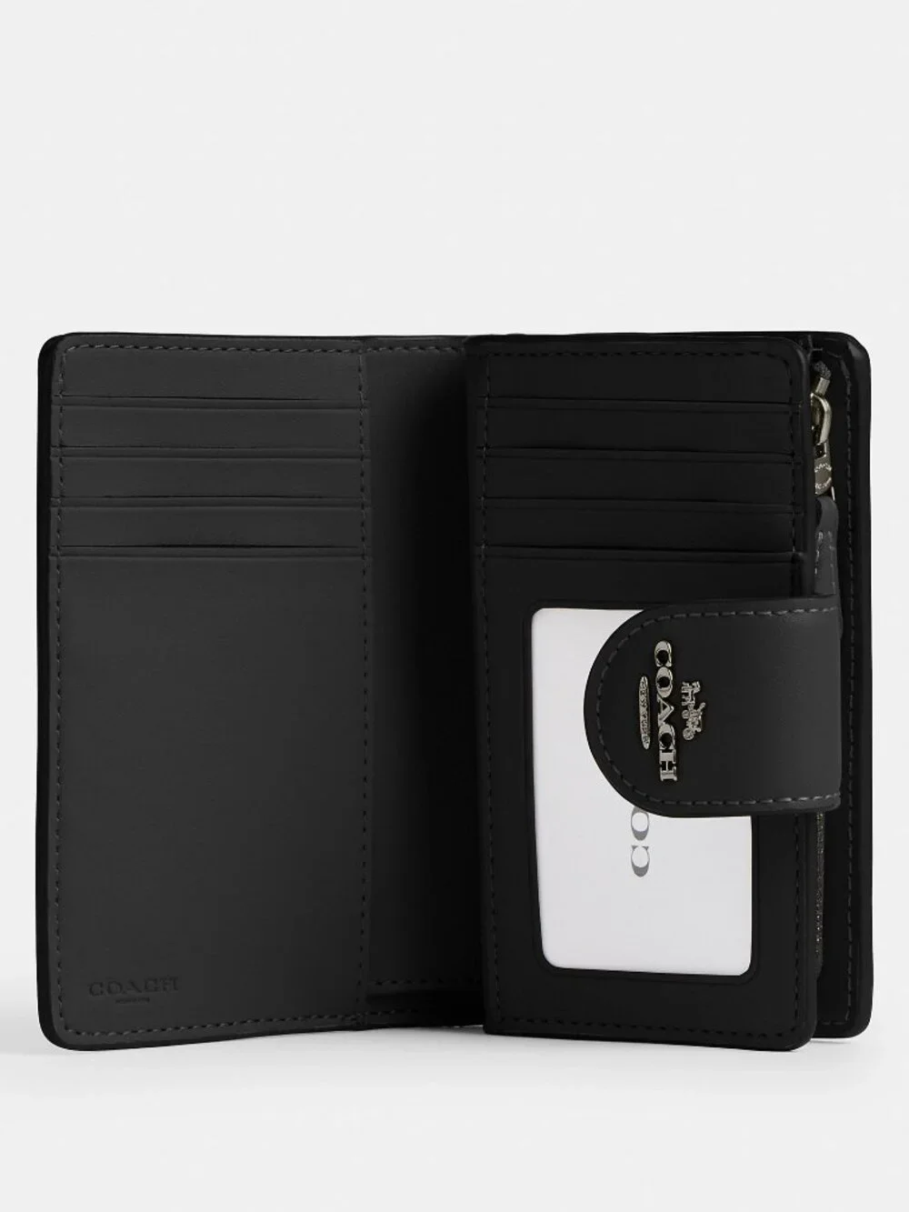 Coach Outlet Medium Corner Zip Wallet In Signature Canvas
